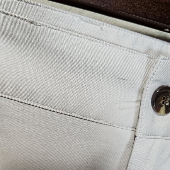 Adidas Climalite Golf Pants Mens 38x28 Tech Lightweight Straight Beige Outdoor - Picture 10 of 16